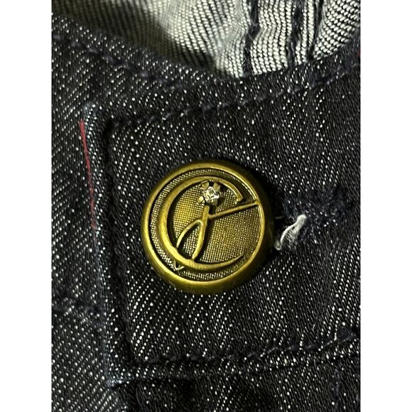 NWT CJ by Cookie Johnson Straight Leg Jeans Dark Wash 28 - Picture 4 of 9